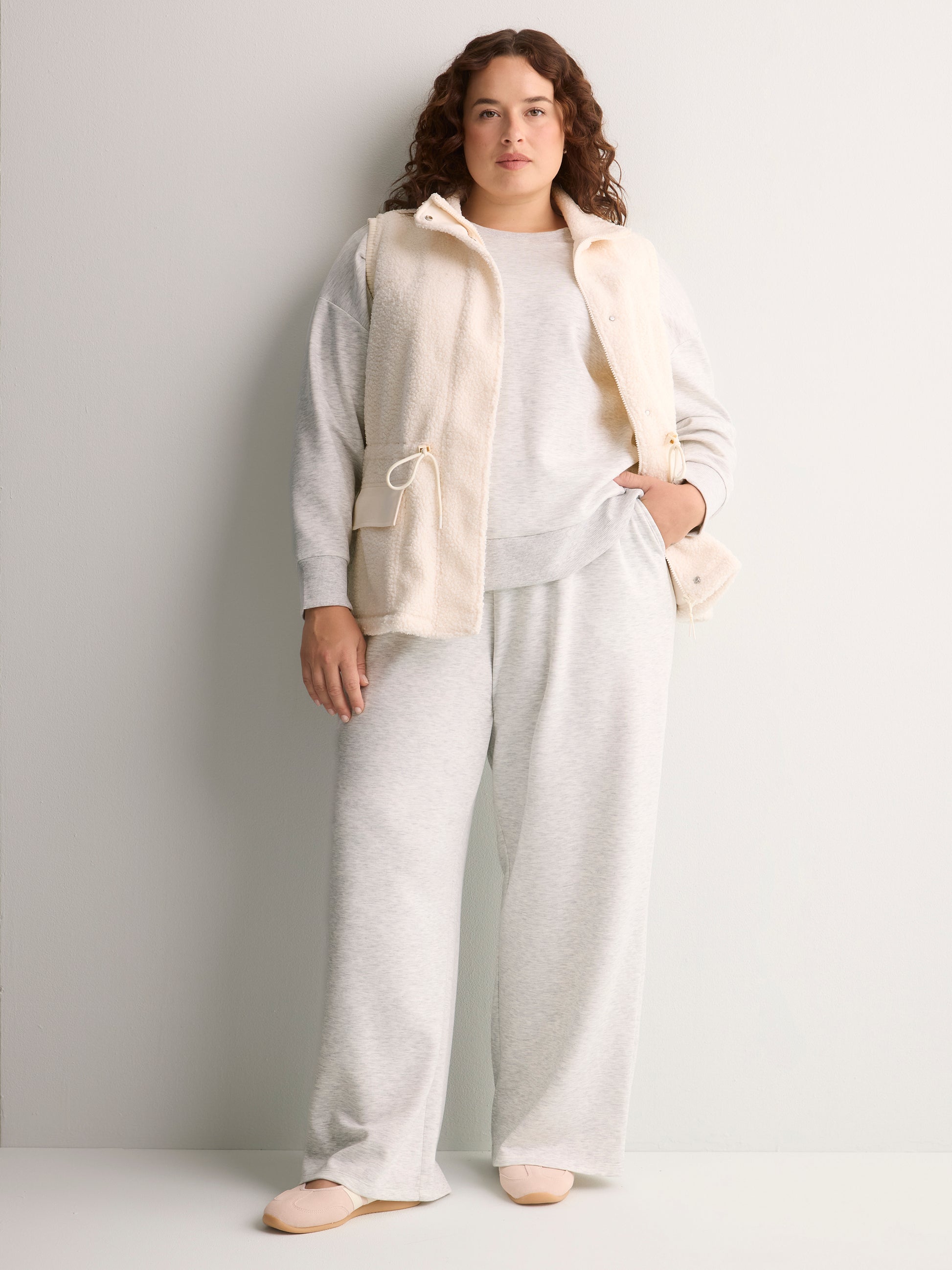Responsible, High-Rise Wide-Leg Pull-On Knit Pant - Active Zone