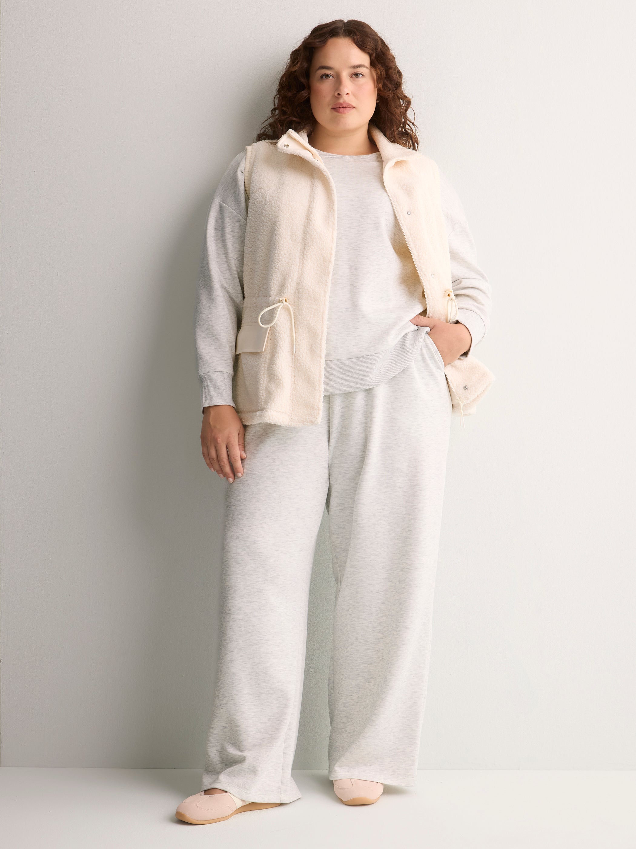 Responsible, High-Rise Wide-Leg Pull-On Knit Pant - Active Zone