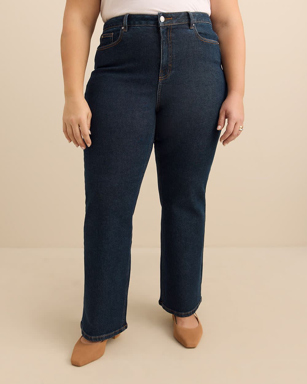 Classic-Fit Flare-Leg High-Rise Denim - d/C JEANS