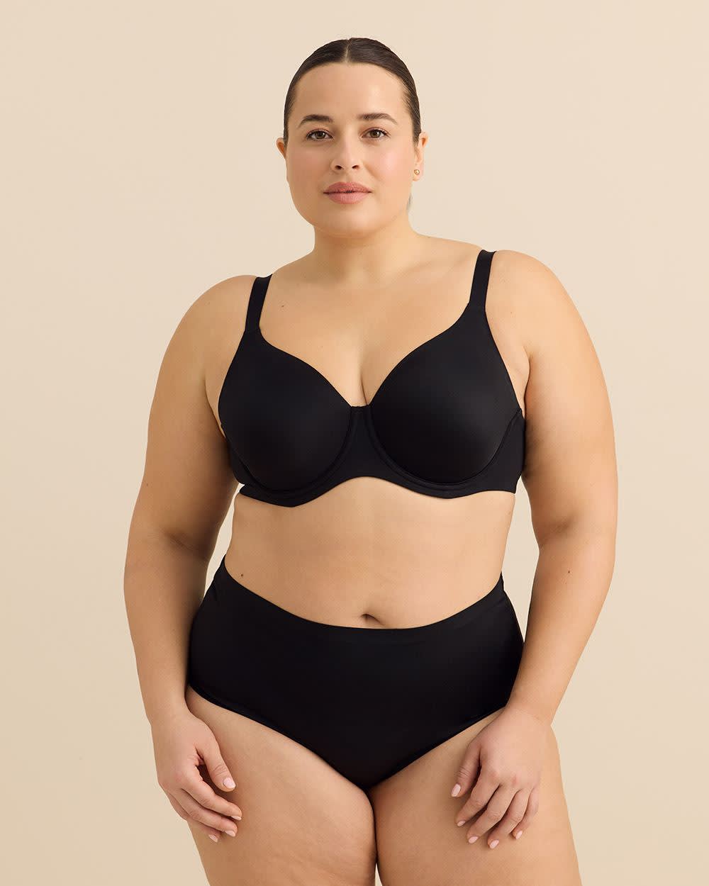 Soutien-gorge seconde peau en microfibre mate non doublée, avec armatures - ti Voglio