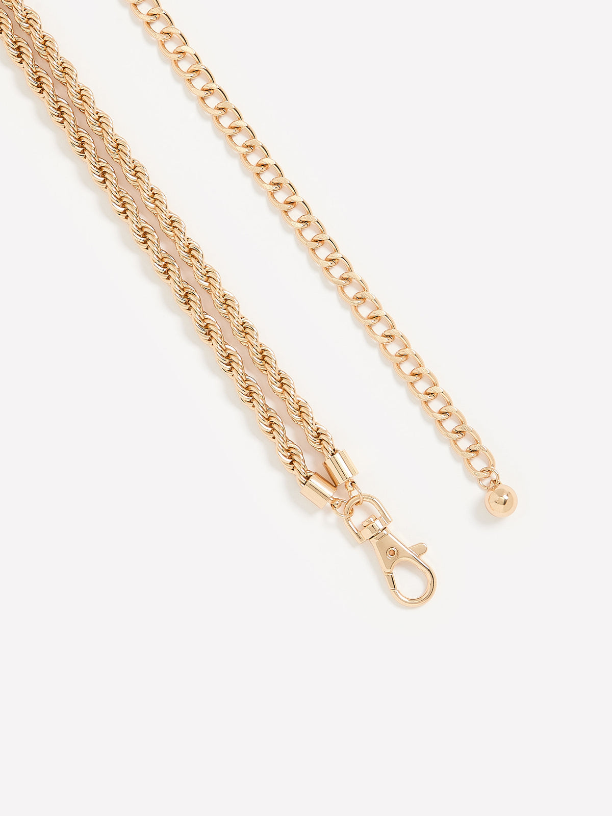 Double-Layer Golden Chain Belt