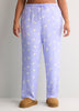 Sheep-Print Pointelle Knit Straight-Leg  Pyjama Pant - tiVOGLIO