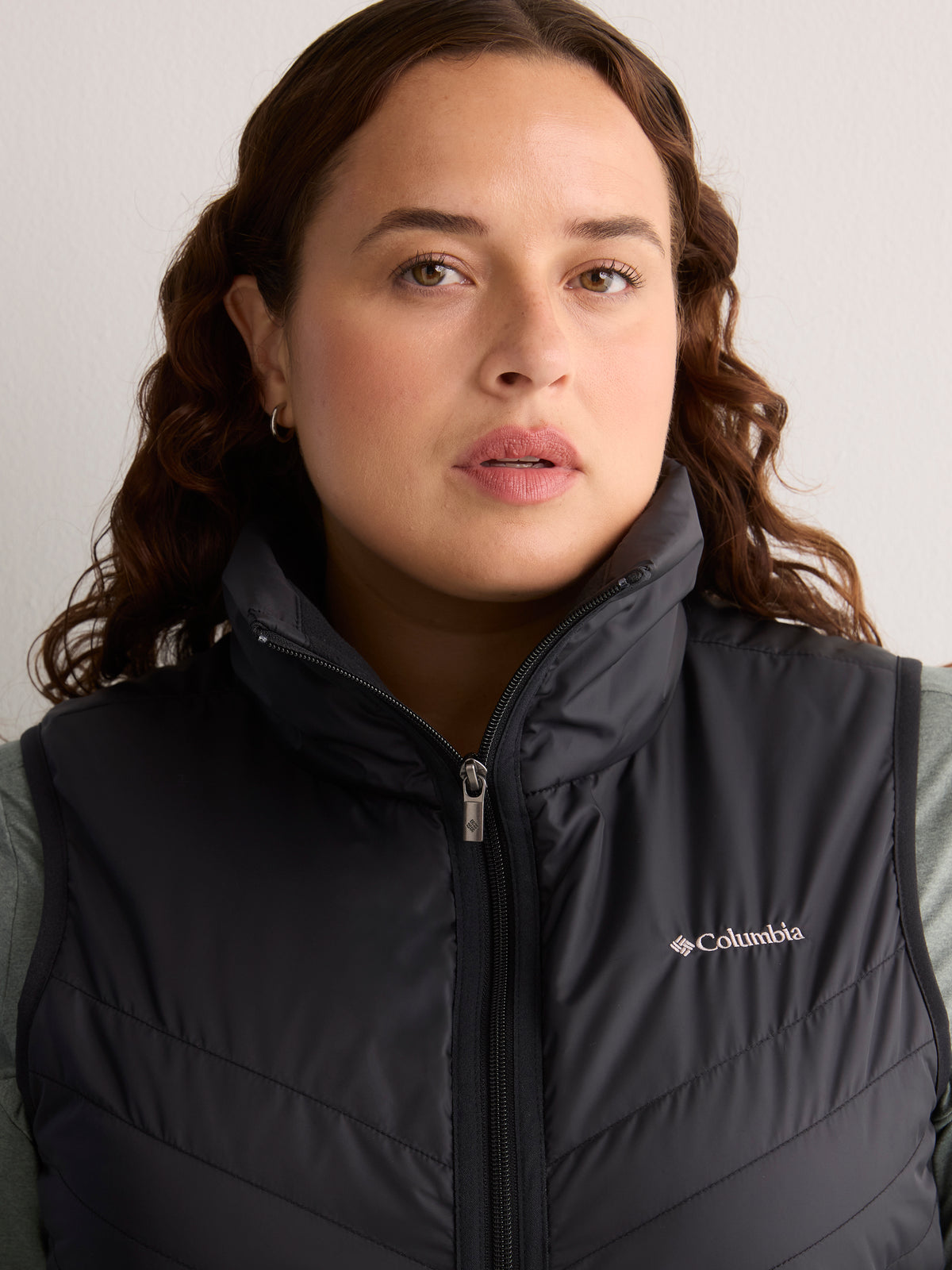 Mix It Around Long Vest II - Columbia