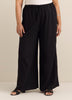 Palazzo-Leg Pant with Elastic Waistband