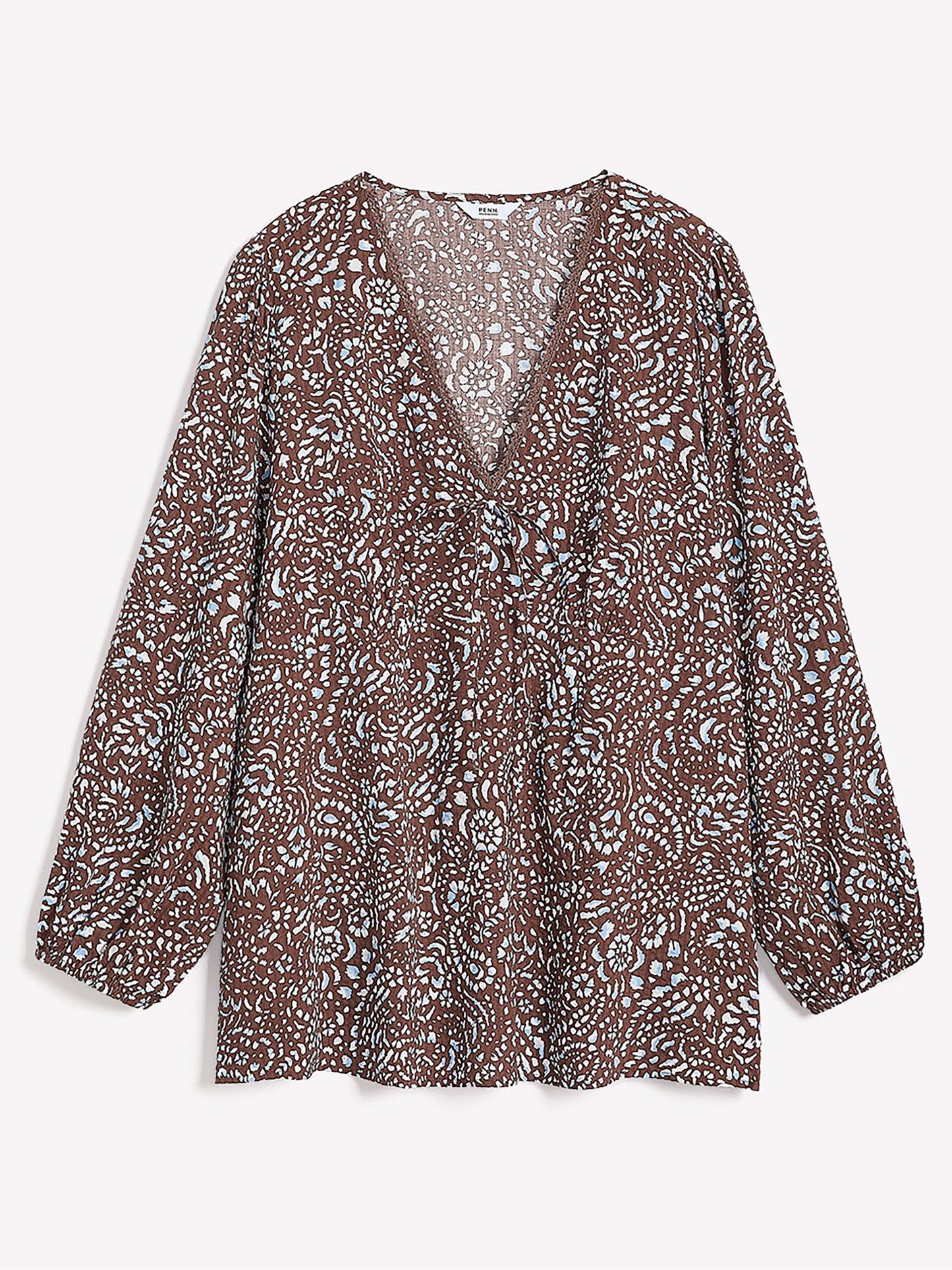 Blouse évasée avec encolure en V