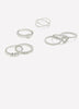 Assorted Dainty Rings, Set of 7