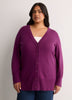 Responsible, Dark Cotton-Blend Tunic Cardigan