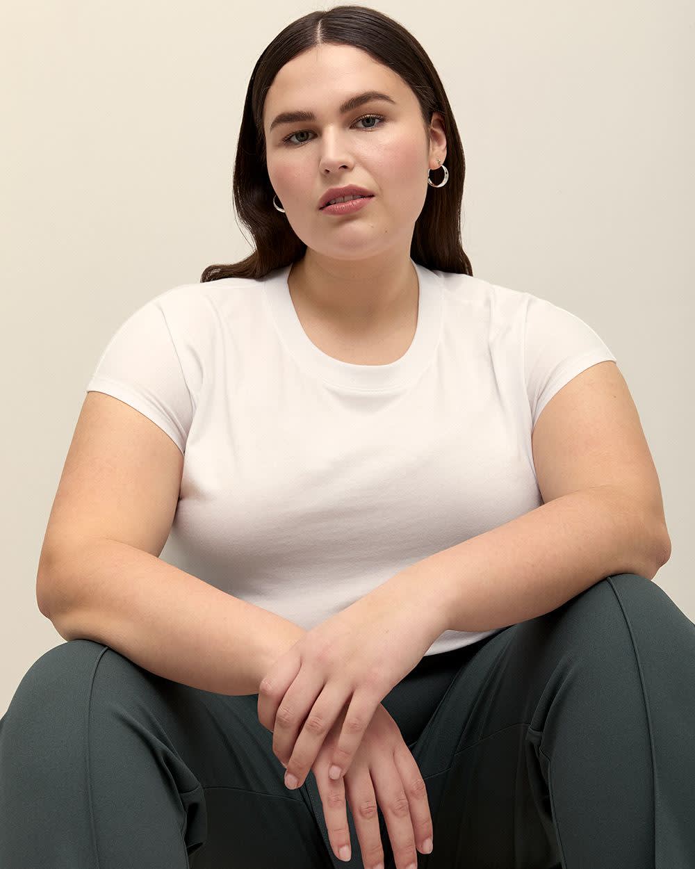 Extended-Sleeve Crewneck T-Shirt - PENN. Essentials