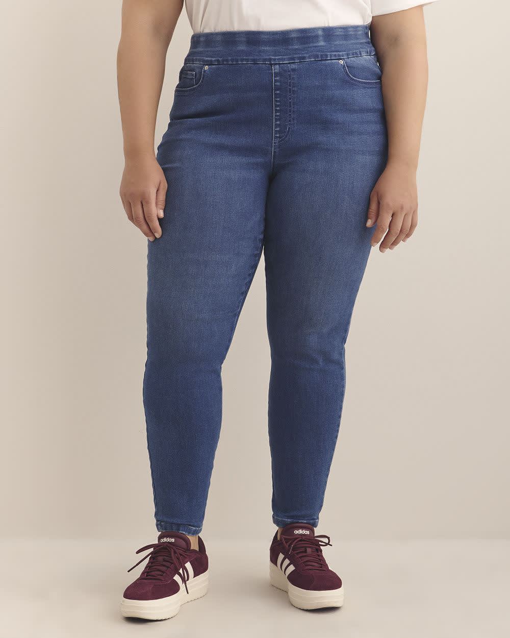Savvy Fit Pull-On Skinny Jeans - d/C Jeans