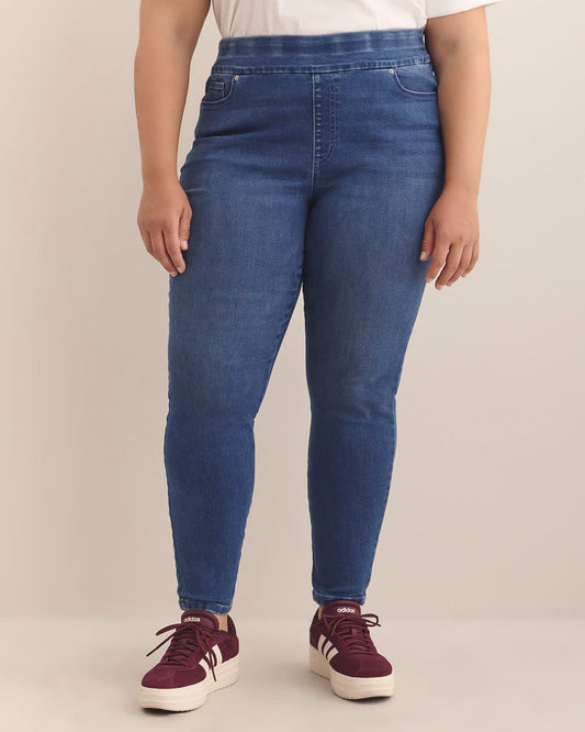 Savvy Fit Pull-On Skinny Jeans - d/C Jeans