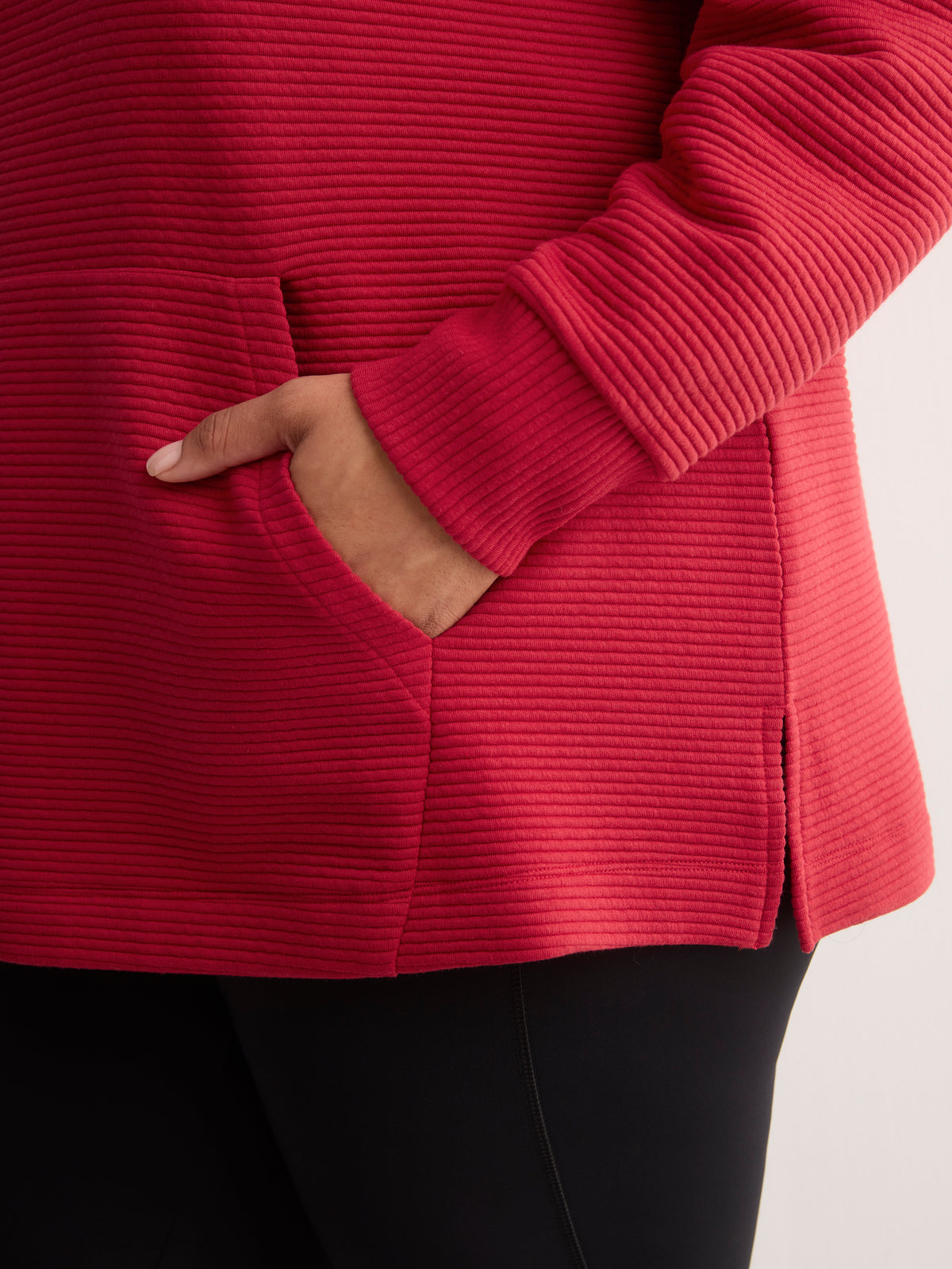 Long Ottoman Half-Zip Sweatshirt - Active Zone
