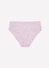 High-Cut Lavender Floral Cotton Brief - ti Voglio