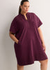 Short-Sleeve Mock-Neck Dress - Active Zone