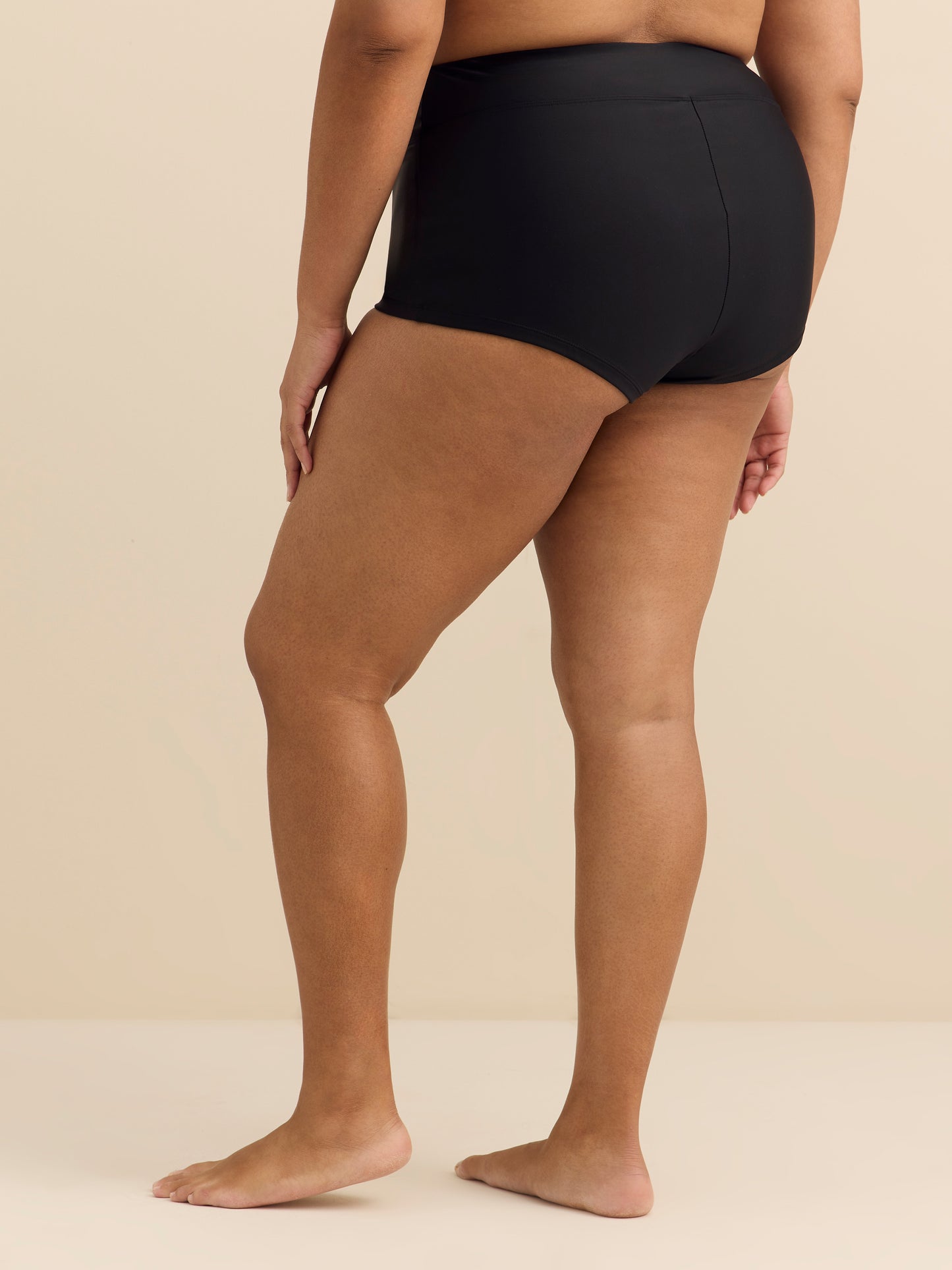 Short-maillot noir taille haute Doheny - Raisins Curve
