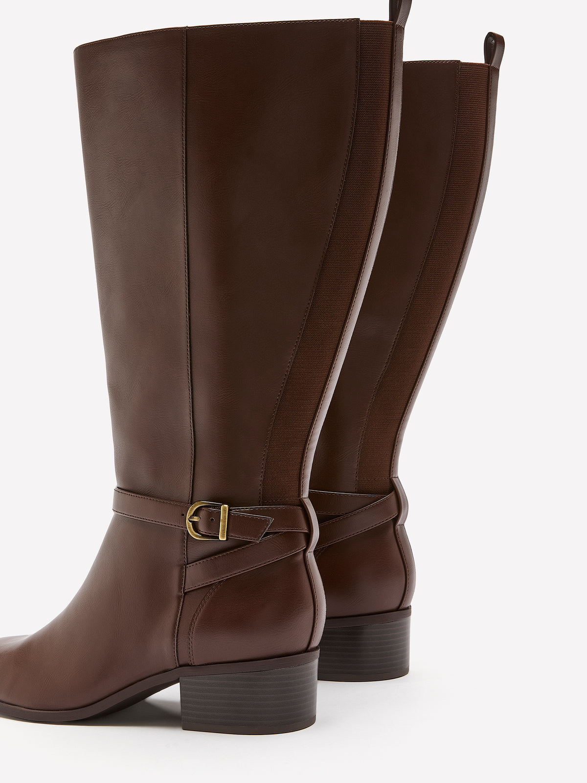 Wide Width, Diona Tall Extra-Wide-Calf Boot with Ankle Harness