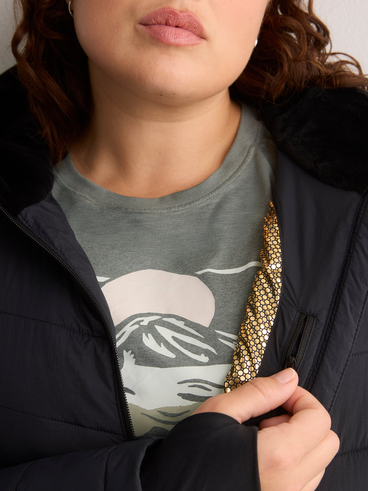 Joy Peak II Hooded Mid-Length Jacket - Columbia