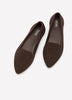 Wide Width, Brown Delora Flat Ballerina
