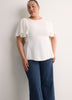 Classic-Fit High-Rise Wide-Leg Studded Denim Pant - d/C jeans