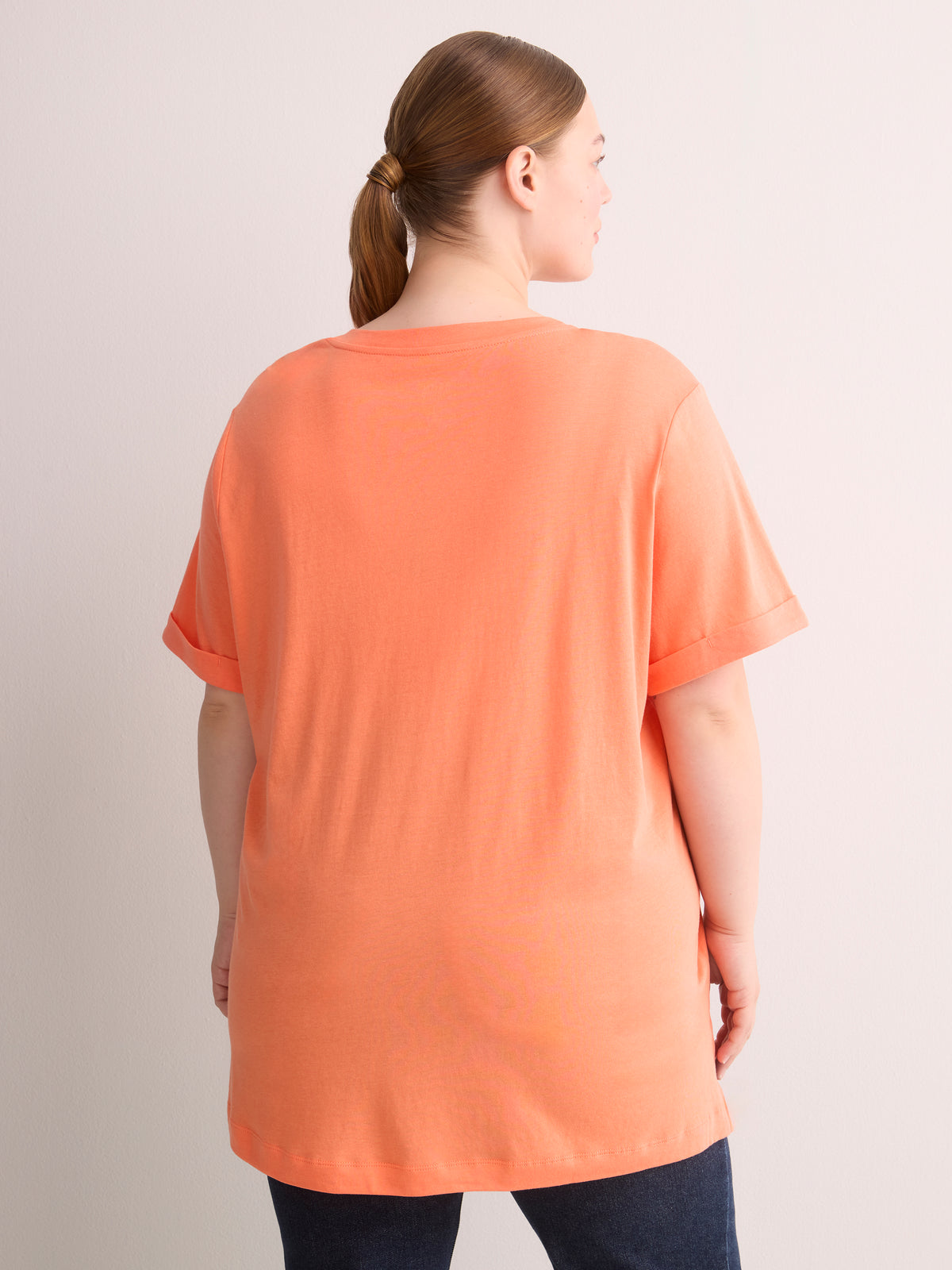 Responsible, Boyfriend-Fit Tee with Slits