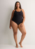 Black One-Piece Swimsuit - Active Zone