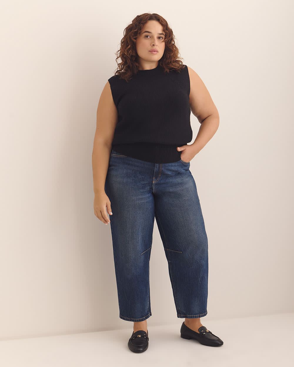 Veste en tricot à  mailles torsadées, tissu responsable