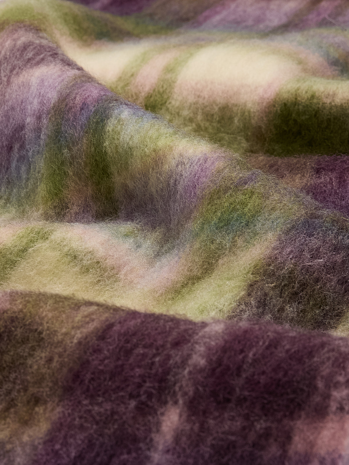 Chunky Multicolour Plaid Winter Scarf