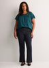 Slight Swing Top with Embroidered Yoke