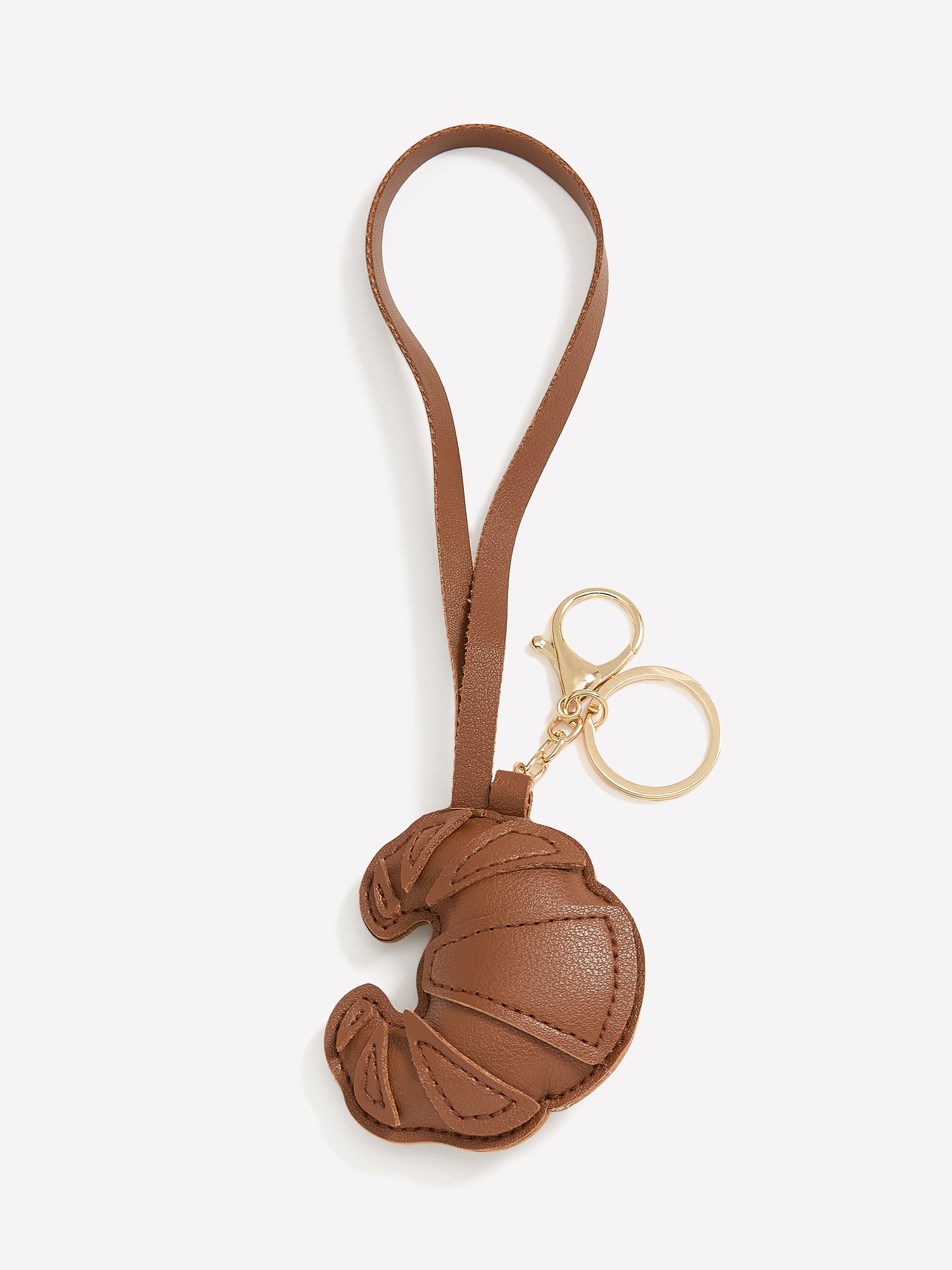 Croissant Keychain Bag Charm