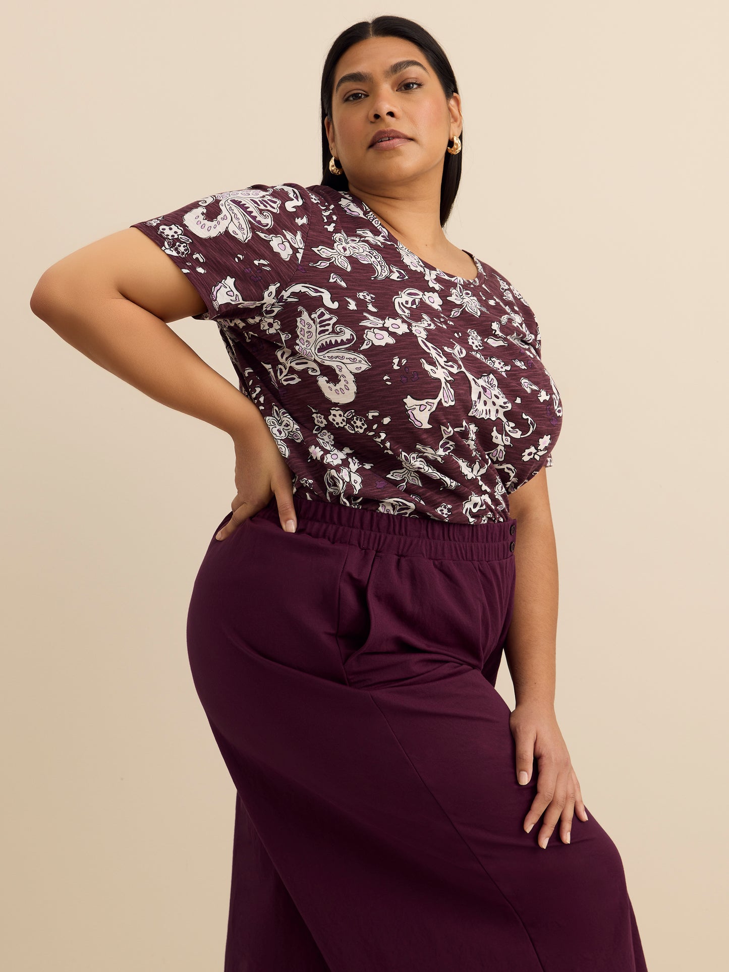 Responsible, Gaucho Wide-Leg Cropped Pant