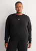 Black Feel Cozy Fleece Sweatshirt with Small Logo - adidas