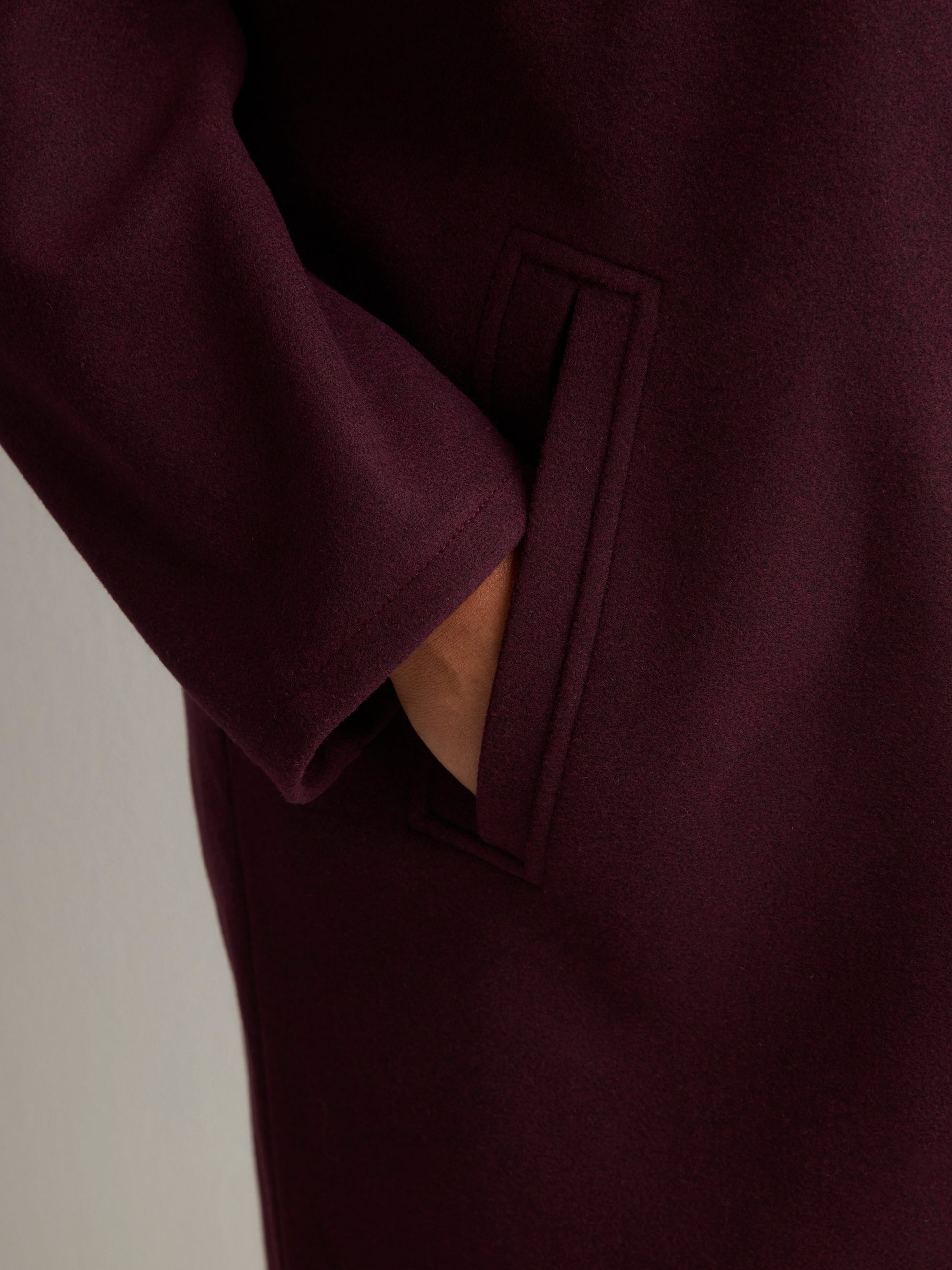 Long Melton Car Coat