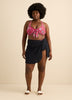Black Crochet Pareo Swim Cover-Up Skirt