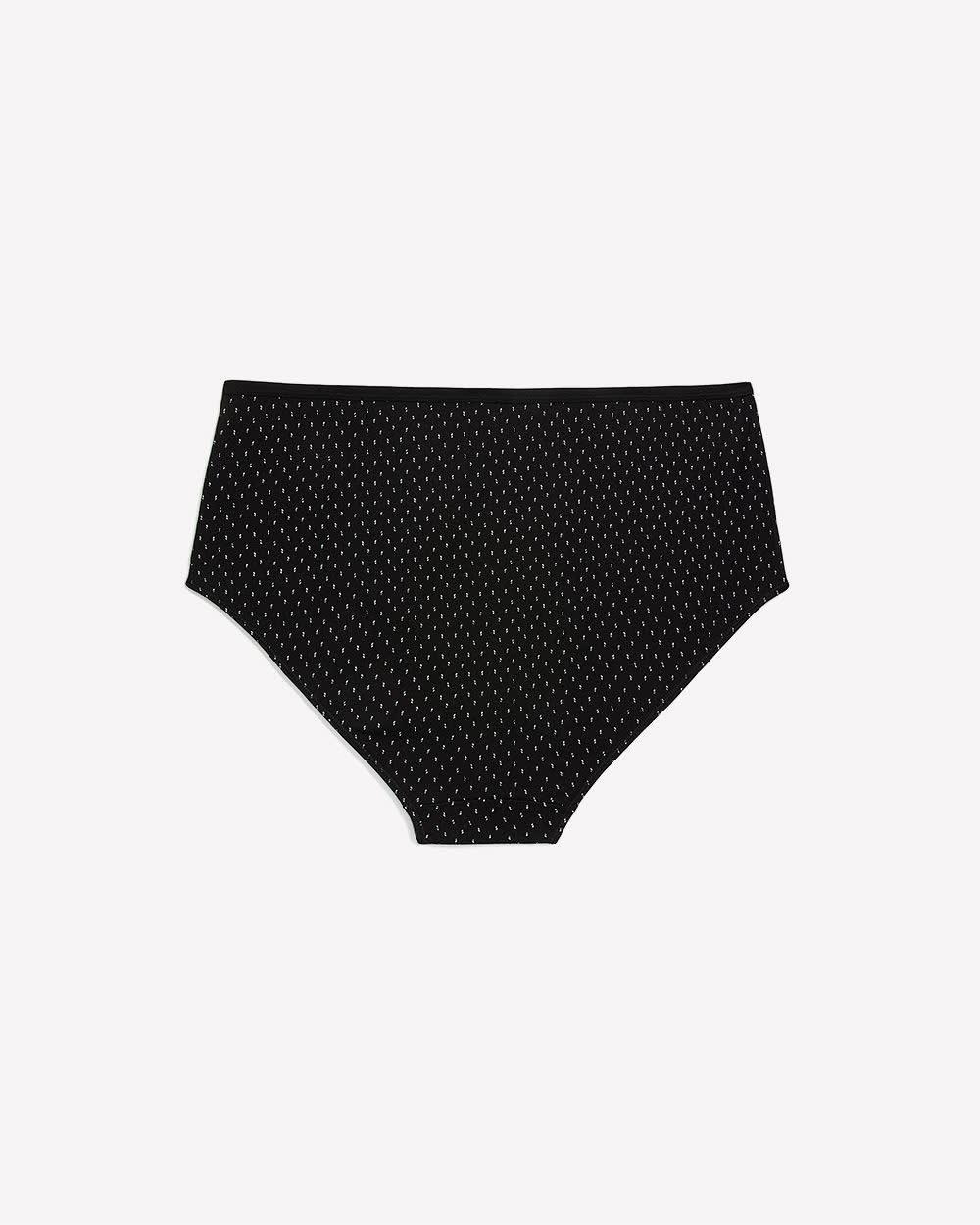 Full Double Dotted Cotton Brief - ti Voglio