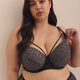 Cheetah-Print Underwire Balconette Bra - Déesse Collection