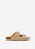 Wide-Width, Beta Double Buckle Band Sandal - Plakton