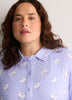 Sheep-Print Buttoned-Down Pointelle Pyjama Shirt - tiVOGLIO