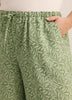 Palazzo-Leg Pant with Elastic Waistband