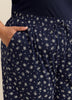 Straight-Leg Pyjama Capri Pant - ti Voglio