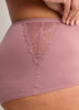 Microfibre Knit Boyshort with Lace - Déesse