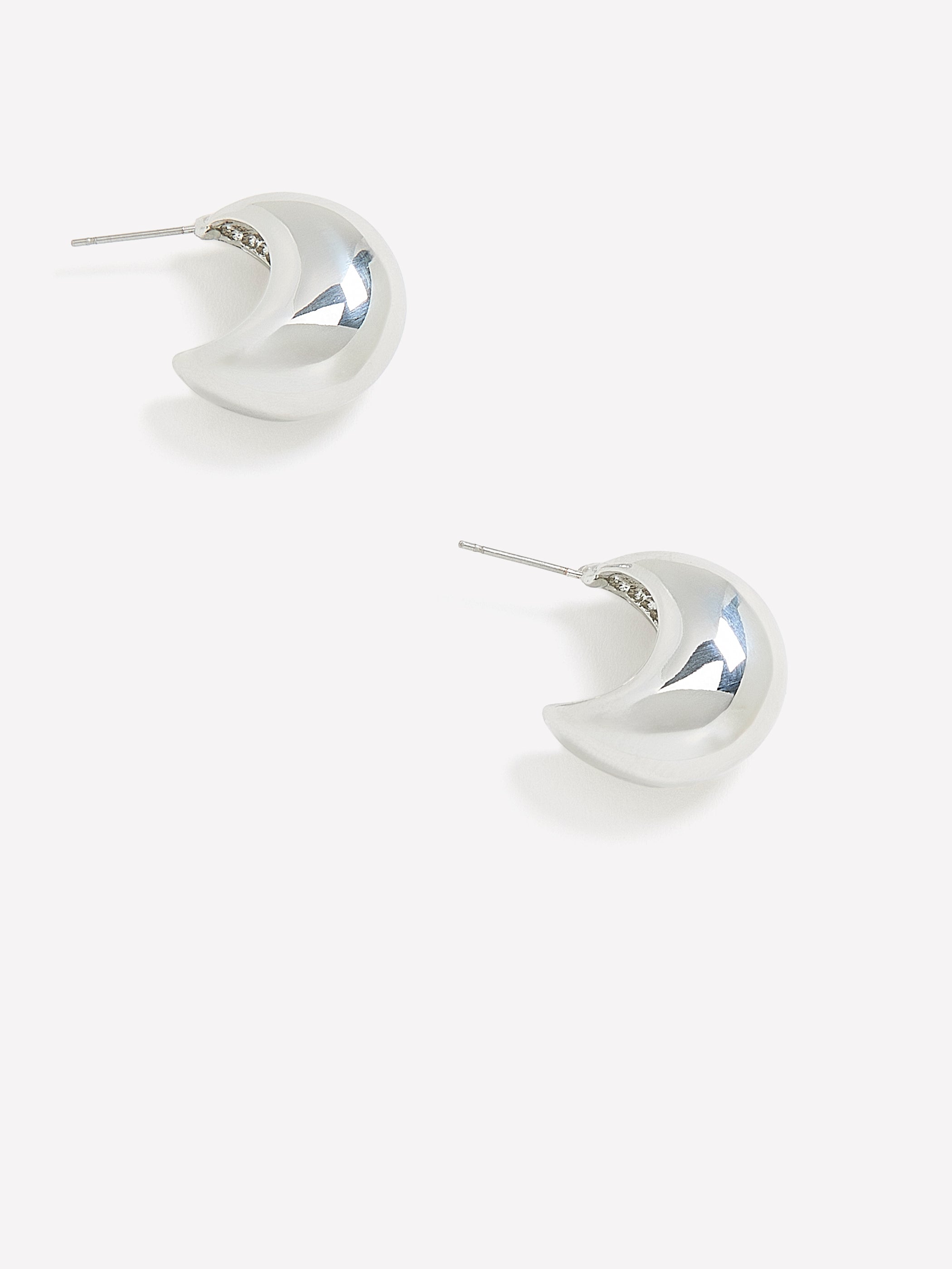 Puffy Teardrop Earring