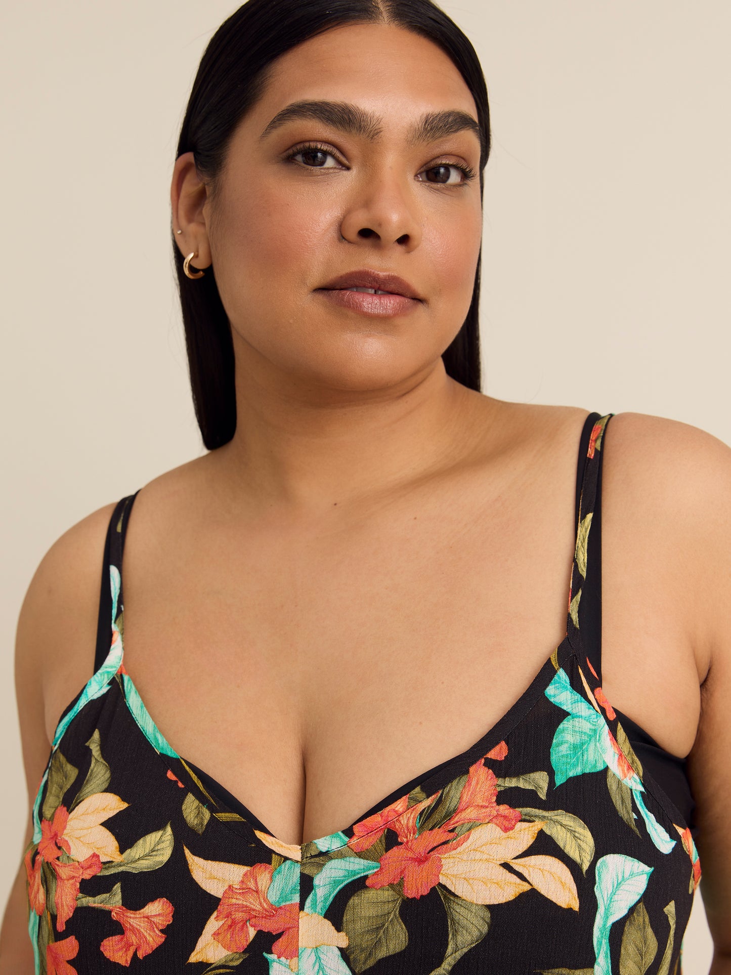 Nicole Printed Sleeveless Cover-Up Dress - Body Glove