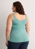 Blue Reversible Bodycon Tank Top