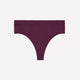 Plum Seamless Knit Thong - tiVOGLIO