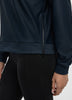 Crew-Neck Sweatshirt with Side Zippers - Hyba