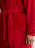 Belted Waffle Plush Robe - tiVOGLIO