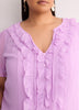 Chiffon Ruffled A-Line Blouse
