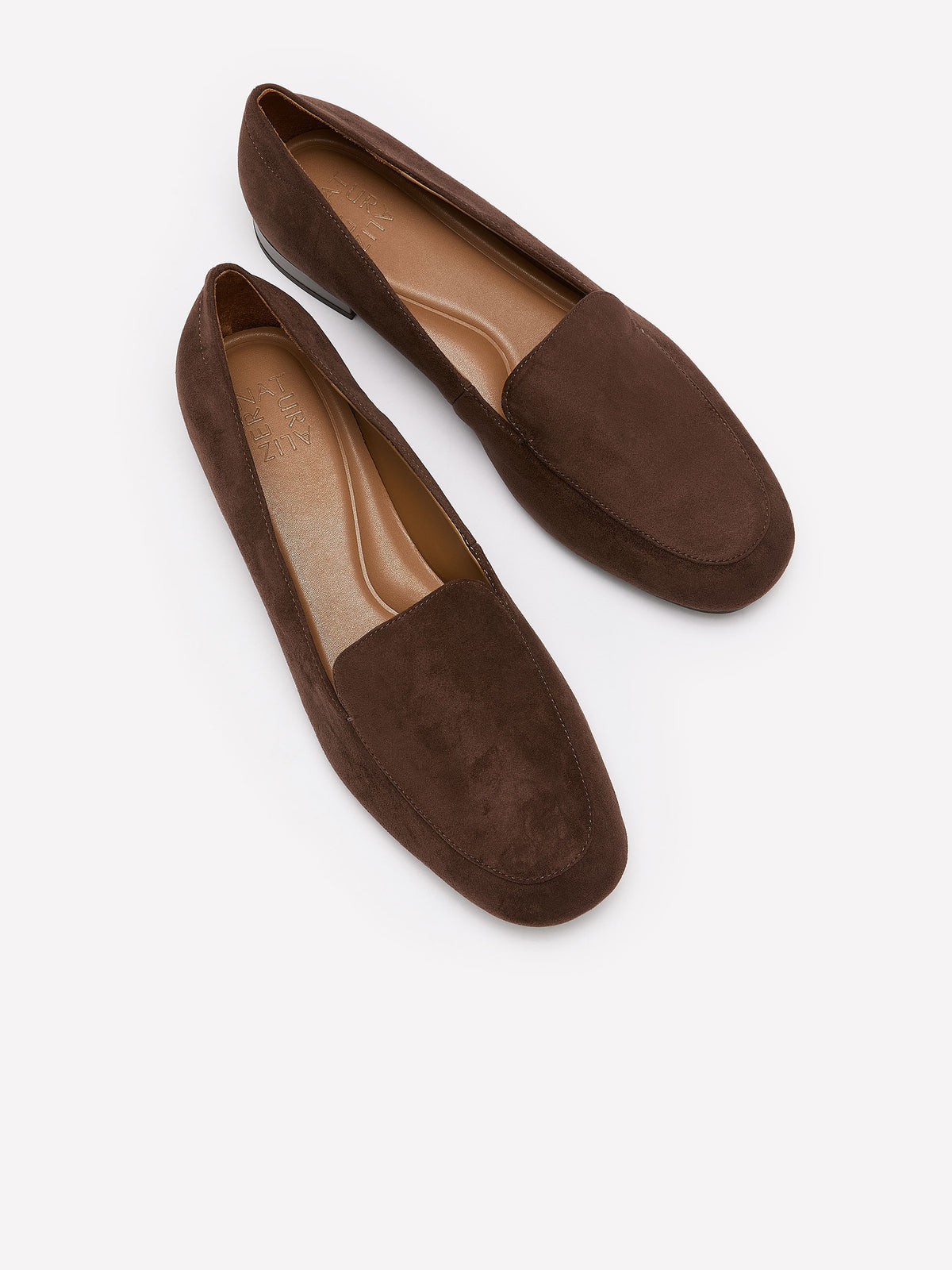 Wide Width, Brown Microsuede Dahlia Loafer - Naturalizer