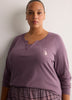 Modern-Fit Fooler Henley Pyjama Top - tiVOGLIO