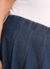 Dark Denim Fit and Flare Midi Skirt - d/C JEANS