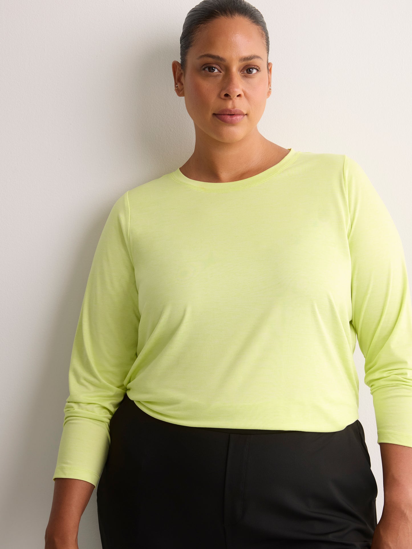Responsible, Space-Dye Long-Sleeve T-Shirt with Back Insert - Active Zone